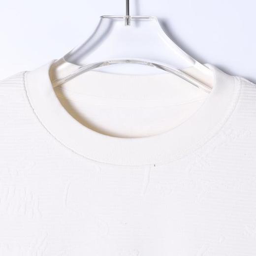 SDSA秋冬新款痞帅男装潮牌简约提花纹理感圆领卫衣百搭宽松上衣 商品图1