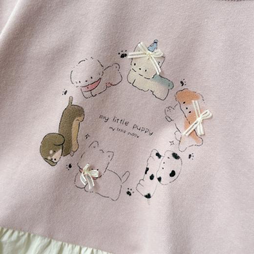【韩系甜美小猫咪！打造可爱小公主】2025新款婴童秋季韩版蝴蝶结猫咪套装小女宝上衣裤子两件套外出服。hb 商品图2