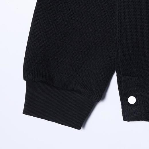 9530SDSA秋冬新款痞帅男装韩版简约纯色倒三角圆领卫衣宽松百搭上衣 商品图4