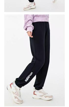 XY/YZD关晓彤同款安踏潮流运动长裤女秋季新款休闲卫裤子162438310