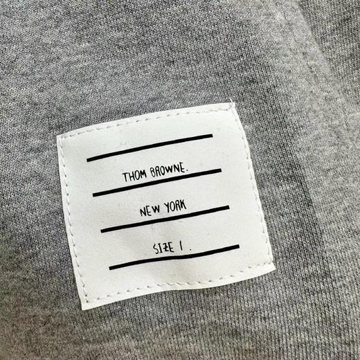 D100424秋冬款手臂四条杠针织毛圈连帽卫衣男女同款 商品图9