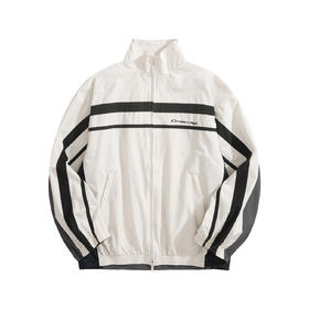 中性款破损前后拼接运动夹克外套 可配套装B00