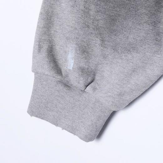 25080SDSA秋冬新款痞帅男装美式扎实扎染印花磨破拉链连帽卫衣开衫百搭 商品图4