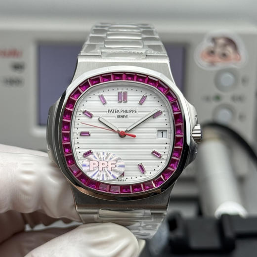 PPF/百达翡丽 5711系列💎镶钻限量版鹦鹉螺/一体Cal.324全自动机芯/直径40mm/厚度8.3超薄➕此5711是目前市面上做的非常好的版本 整表基于原版开模的super copy❕❕❕ 商品图0