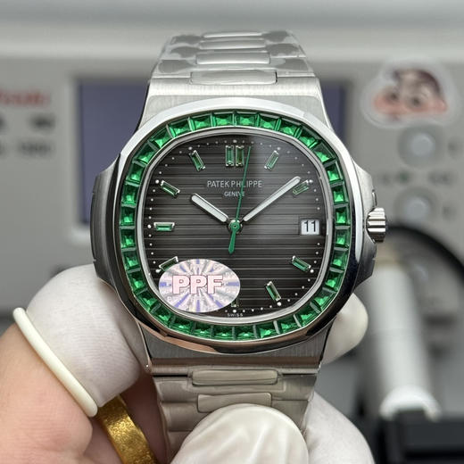 PPF/百达翡丽 5711系列💎镶钻限量版鹦鹉螺/一体Cal.324全自动机芯/直径40mm/厚度8.3超薄➕此5711是目前市面上做的非常好的版本 整表基于原版开模的super copy❕❕❕ 商品图0
