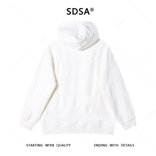 8622SDSA男士秋冬新款痞帅男装韩版潮牌提花连帽卫衣时尚百搭套头卫衣 商品图5