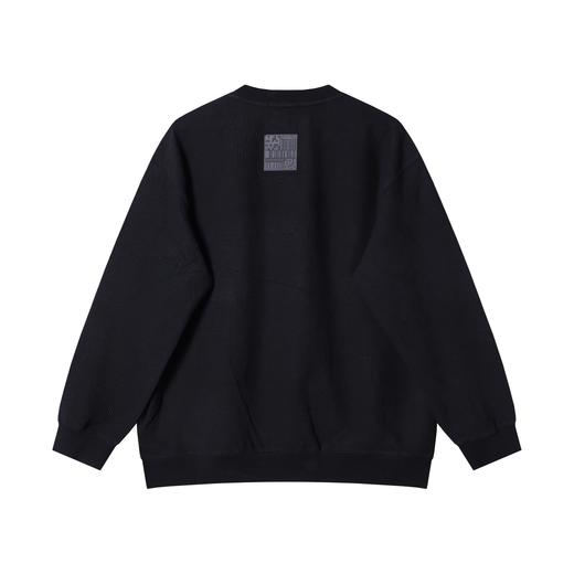 SDSA男士秋冬新款痞帅男装简约纯色钢印字母圆领卫衣简约时尚上衣 商品图5