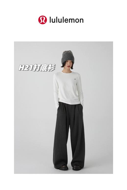 D100422一包3件装秋季新款圆领正肩薄款打底衫 商品图3