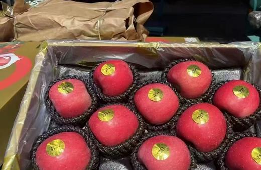 周三取货：【美心赤焰苹果礼盒】一箱9只左右，苹果味浓郁！ 商品图1