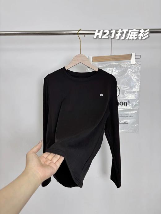 D100422一包3件装秋季新款圆领正肩薄款打底衫 商品图14