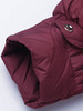 【冬季保暖神器】复古酒红色短款羽绒服女 连帽不可拆卸 90 白鸭绒填充 宽松显瘦面包服 防风抗寒外套 商品缩略图4
