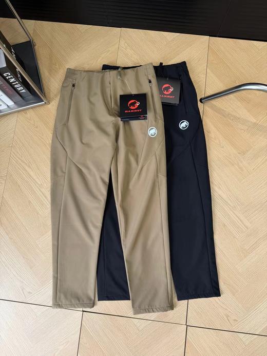 D100413秋冬新品男士四面弹防风防水防刮擦户外软壳运动长裤 商品图0