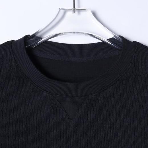 9530SDSA秋冬新款痞帅男装韩版简约纯色倒三角圆领卫衣宽松百搭上衣 商品图2