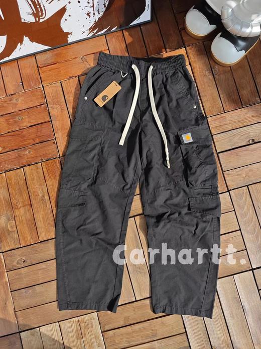 D100417简约美式纯色户外宽松os版型工装裤 商品图0