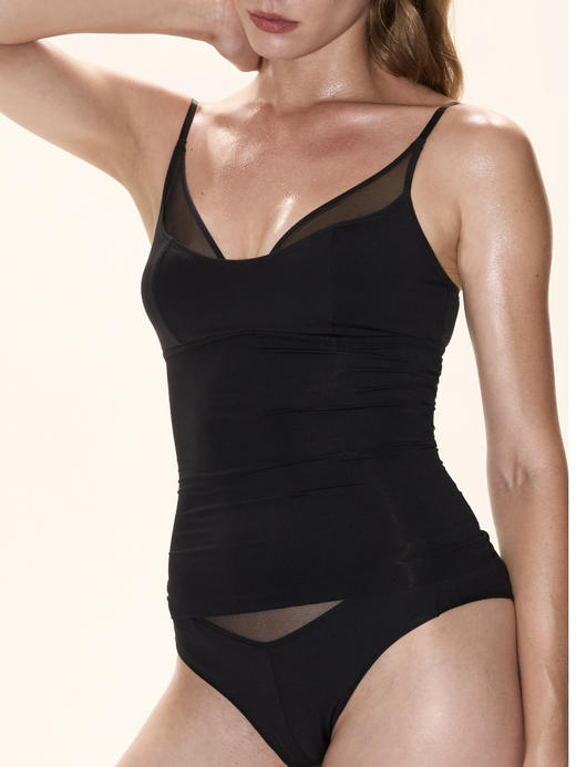 LOAM｜重塑全罩杯 长吊带上衣 [ 烟熏黑 / 暖柔沙 ] 商品图6