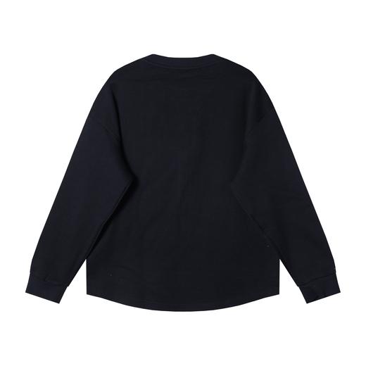 9530SDSA秋冬新款痞帅男装韩版简约纯色倒三角圆领卫衣宽松百搭上衣 商品图5