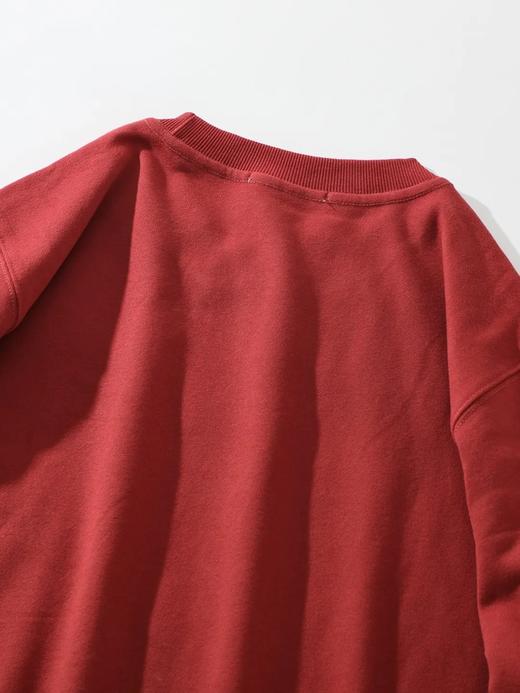 D100404阿美咔叽无感印花抓绒保暖圆领卫衣 商品图13