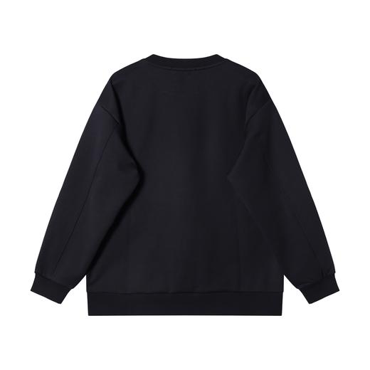 58308SDSA男士秋冬新款痞帅男装美式撞色重工裂纹印花圆领卫衣百搭宽松 商品图5