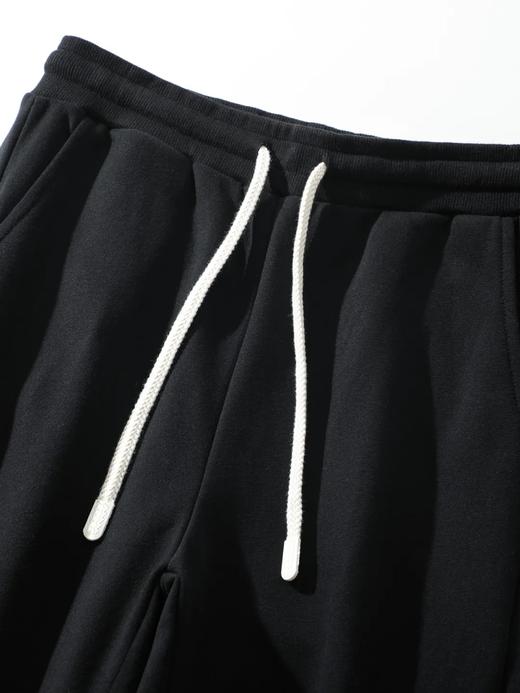 D100403舒美绒棉内里科技抓绒休闲裤纯色螺纹束脚口保暖运动卫裤 商品图14