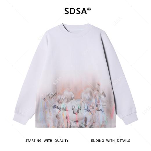 58310SDSA男士秋冬新款痞帅男装时尚动漫米奇印花圆领卫衣宽松百搭上衣 商品图1