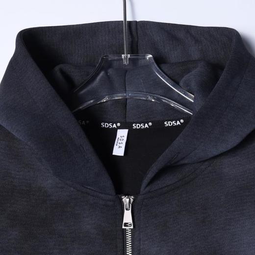 WT244SDSA男士秋冬新款痞帅男装潮牌彩色星星字母印花拉链连帽卫衣百搭 商品图2