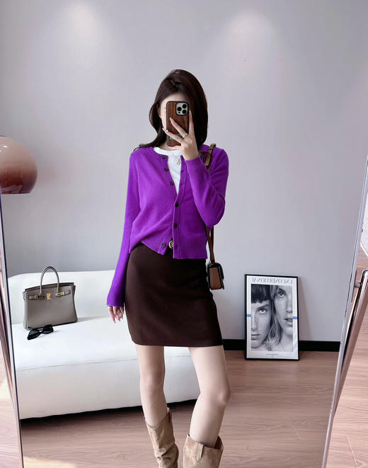 MO*CO 25新款羊毛针织开衫100405 商品图0