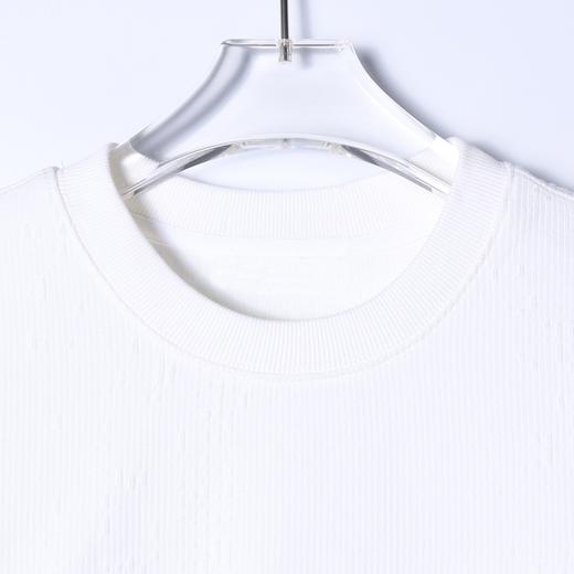 8607SDSA男士秋冬新款痞帅男装高级感纯色针织字母设计圆领卫衣百搭 商品图2