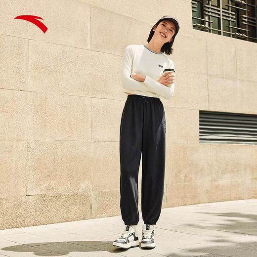 XY/安踏波浪裤运动长裤女秋季舞蹈裤潮流宽松透气针织长裤162438301 商品图0