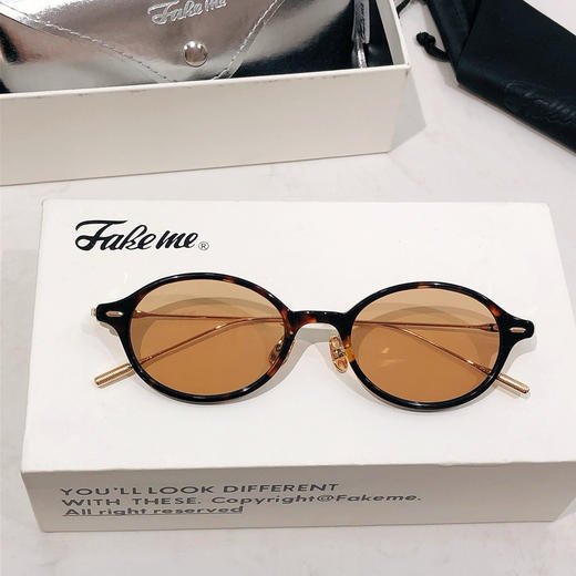 fakeme钛拼接太阳镜镜架 商品图7