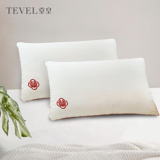 【云粉节】【满300减30】10楼堂皇   双喜同心枕48x74cm    吊牌价520元/对     活动价99元/对 商品图0