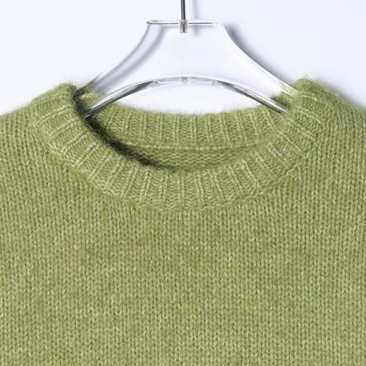 22625SDSA男士秋冬新款痞帅男装极简风宽松圆领针织衫纯色毛衣气质百搭 商品图2