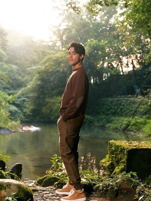 男士B家同款重磅AIR空气层编织拼皮卫衣 商品图1