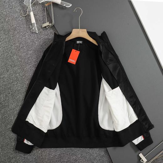 D100408拼色立领拉链夹克外套赛车服夹克 商品图1