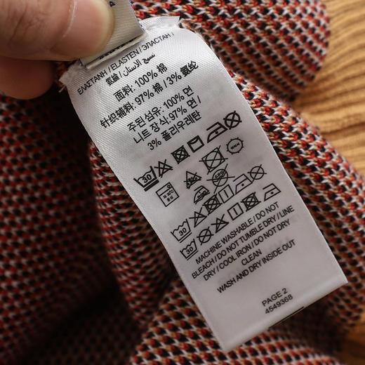 D100411高克重格纹双层提花圆领针织毛衣 商品图12