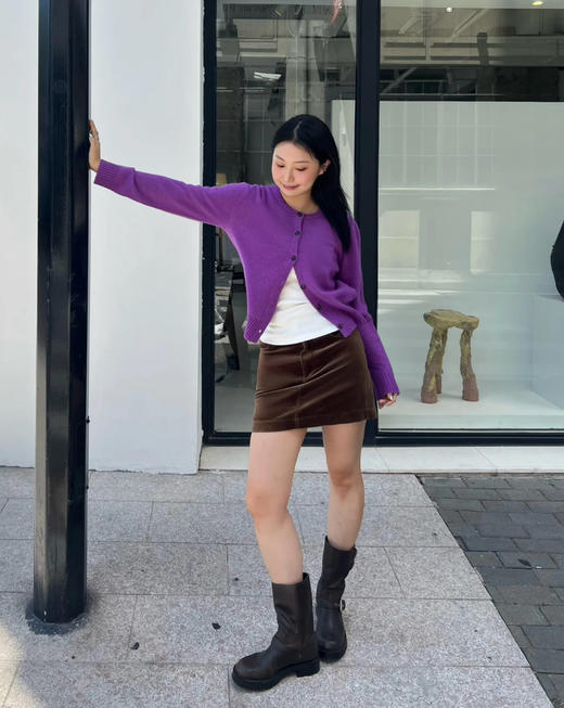 MO*CO 25新款羊毛针织开衫100405 商品图4