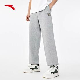 XY|安踏美式复古针织运动长裤男潮流百搭卫裤束脚休闲裤子152438307-1