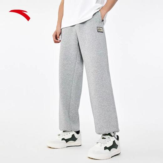 XY|安踏美式复古针织运动长裤男潮流百搭卫裤束脚休闲裤子152438307-1 商品图0