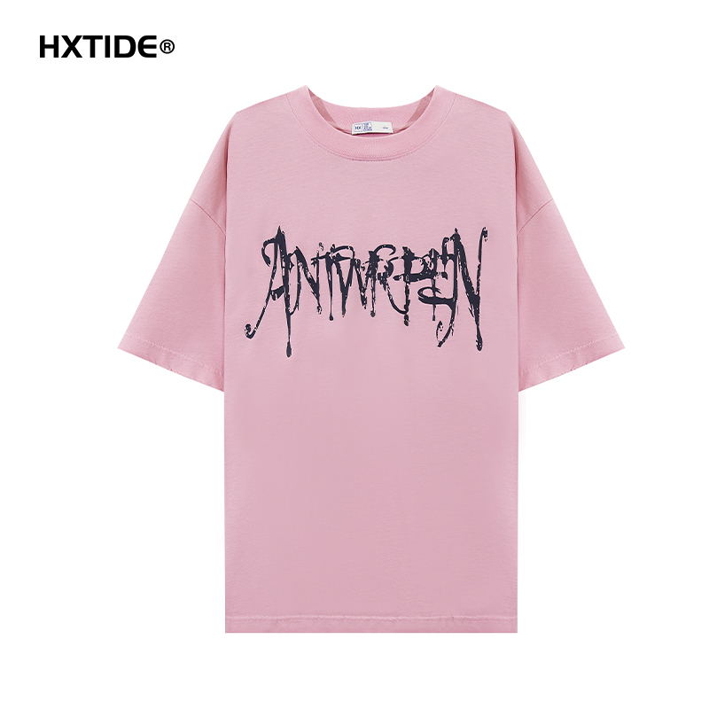 【新品上新】HX 夏季圆领短袖T恤纯棉美式街潮C102520370101