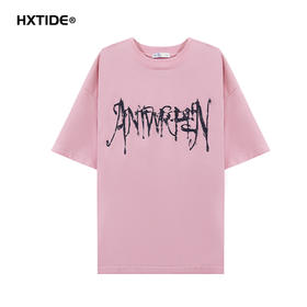 【新品上新】HX 夏季圆领短袖T恤纯棉美式街潮C102520370101