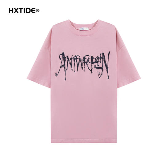 【新品上新】HX 夏季圆领短袖T恤纯棉美式街潮C102520370101 商品图0