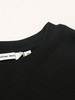 黑色字母印花长袖 T 恤女 秋冬季简约百搭拼接袖口圆领内搭打底上衣 商品缩略图2
