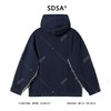80149SDSA男士秋冬新款痞帅男装潮牌牛仔拼接连帽夹克外套百搭宽松时尚 商品缩略图5