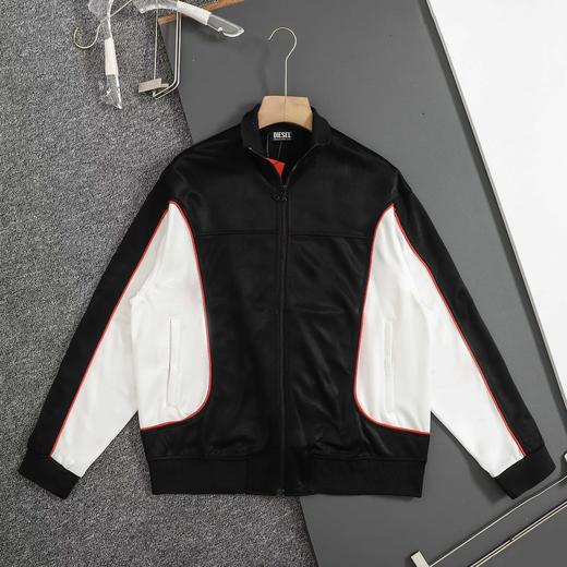 D100408拼色立领拉链夹克外套赛车服夹克 商品图0