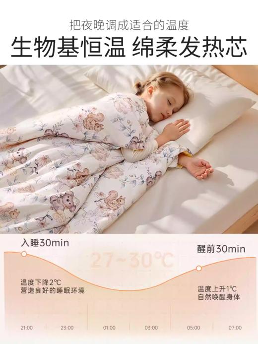 防踢被子神器儿童被子冬加厚中大童恒温秋冬睡觉四季通用护肚睡袋 商品图2