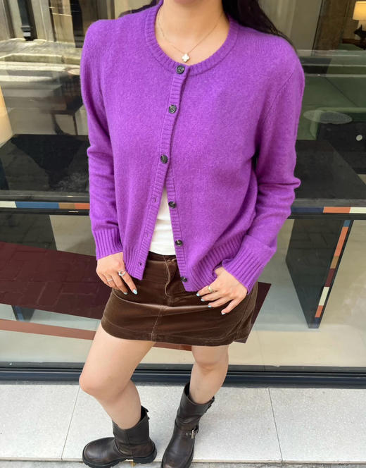 MO*CO 25新款羊毛针织开衫100405 商品图5