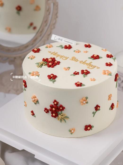 多款式~送你小红花蛋糕-低糖处理无添加 商品图1