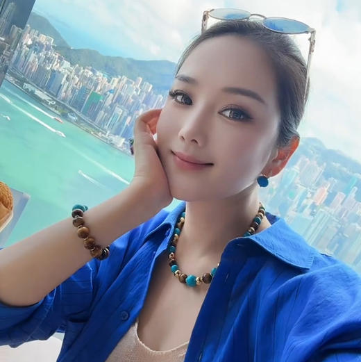 GAONAS  碧金缠云 贵气12mm金色手链11615SGO 商品图4