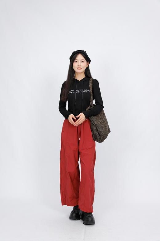 （咖啡色无货勿拍）纪念日百货基本款舒适至简风梭织布制裤158443928 商品图3