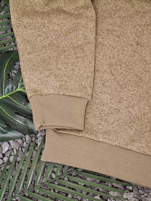 D100415秋冬新款轻量化针织保暖舒适圆领加绒卫衣 商品图7