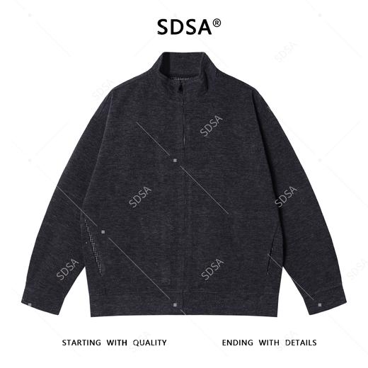 9578SDSA男士秋冬新款痞帅男装复古宽松拉链立领夹克外套时尚休闲上衣 商品图1